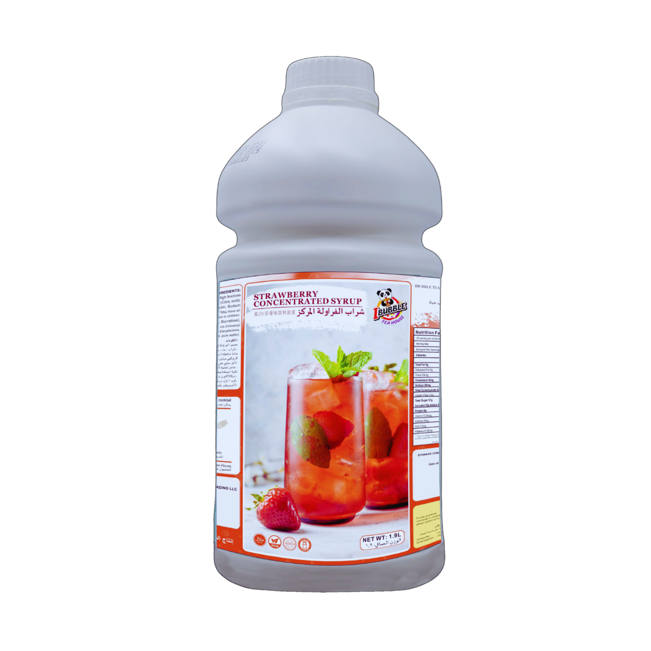 Strawberry Syrup 1.9L