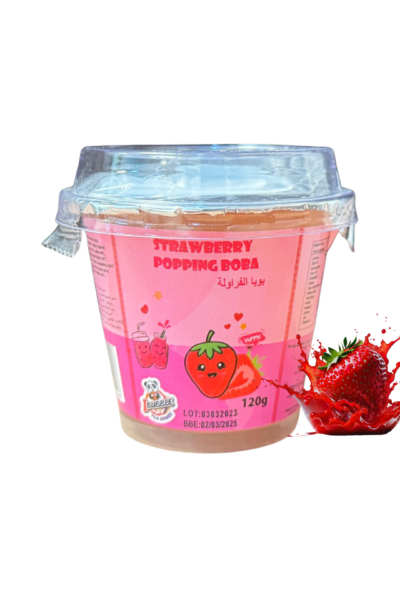 Mini Strawberry  Boba 120g